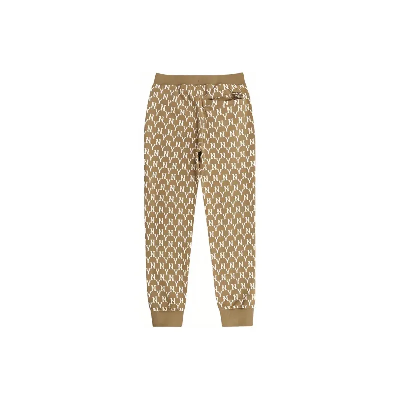 MLB Knitted Sports Pants Unisex Brown-1