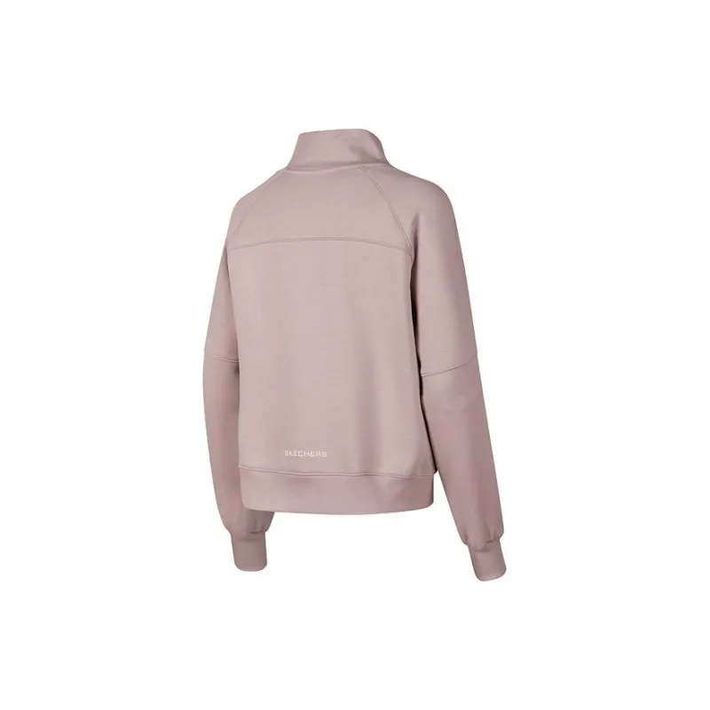 Skechers Sweatshirt Women's Light Purple Red-1