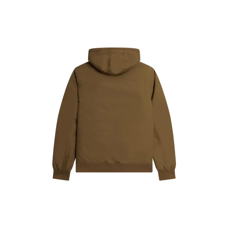 FRED PERRY Hooded Brentham Jacket Jackets & Coats Men's Contour Stone Color-1