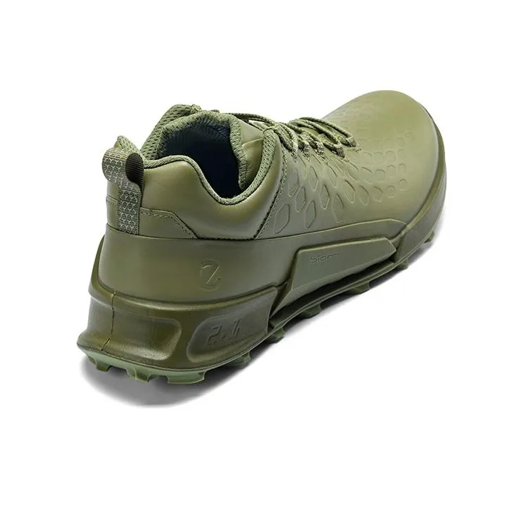 Ecco Step 2.1 Series Low Top Casual Shoes Men's Green-3