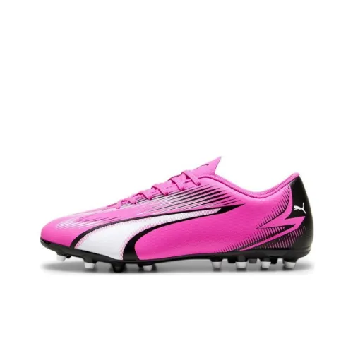 PUMA Ultra Play Soccer Shoes Men Low-Top Pink/Black/White