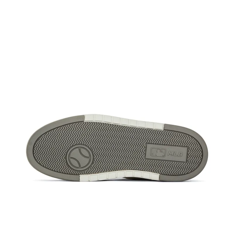 MLB Chunky Liner Low Top Skateboard Shoes Unisex Light Gray-5