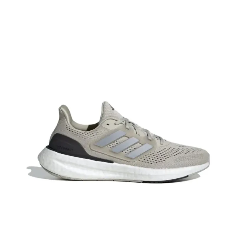 Adidas Pureboost 23 Putty Grey Silver Metallic Core Black-1