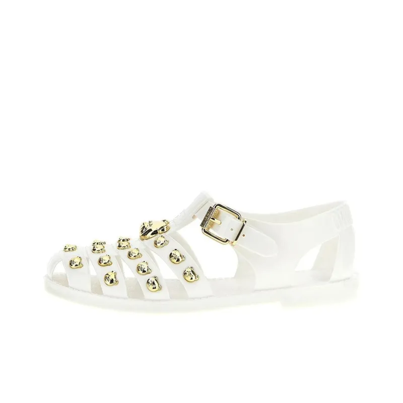 MOSCHINO Teddy Bear-studded Sandals-0