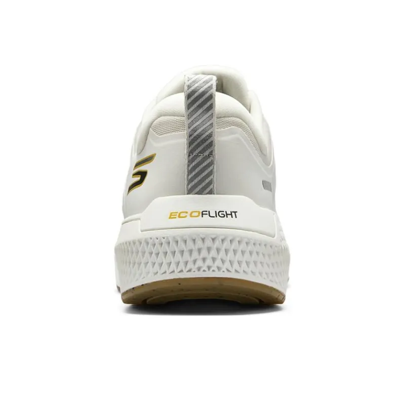 Skechers Cushioning Wear Resistant Low Top Casual Running Shoes Men's White-4