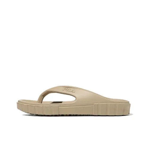 FILA Sandblasting Song Flip Flops Men's Brown