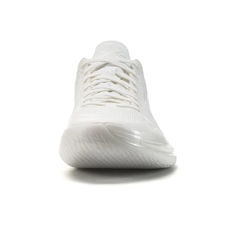 LiNing Blade 4V2 Cushioning Slip Resistant Support Lightweight Rebound Low Top Basketball Shoes Men's White-3