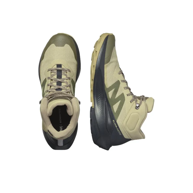 Elixir Activ SALOMON Mid GORE TEX 'Slate Green Carbon'-2