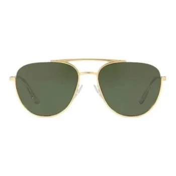 PRADA Metal Irregular Shape Sunglasses Women's Gold