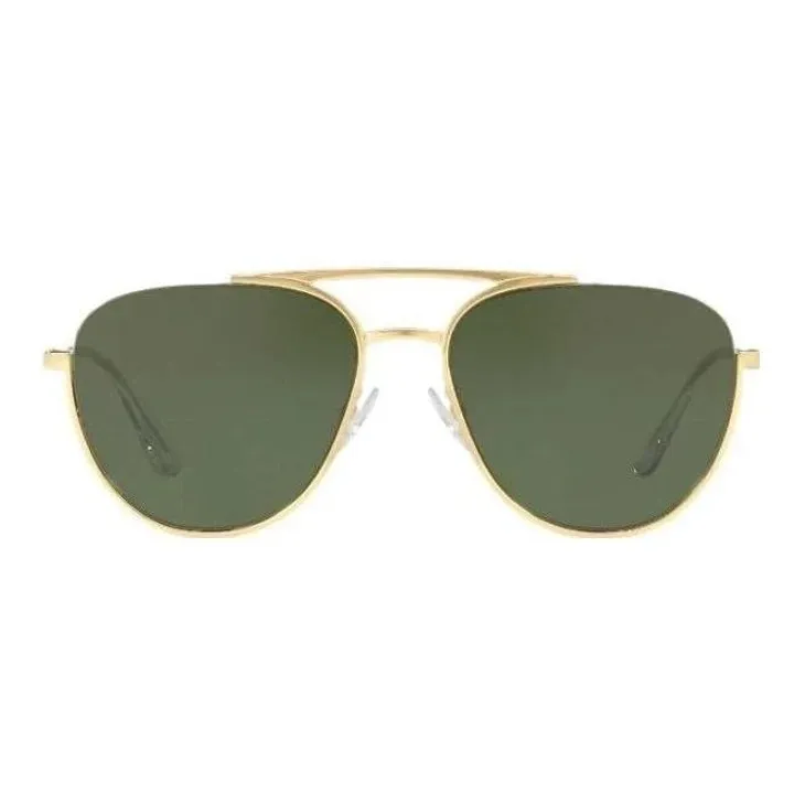 PRADA Metal Irregular Shape Sunglasses Women's Gold-0