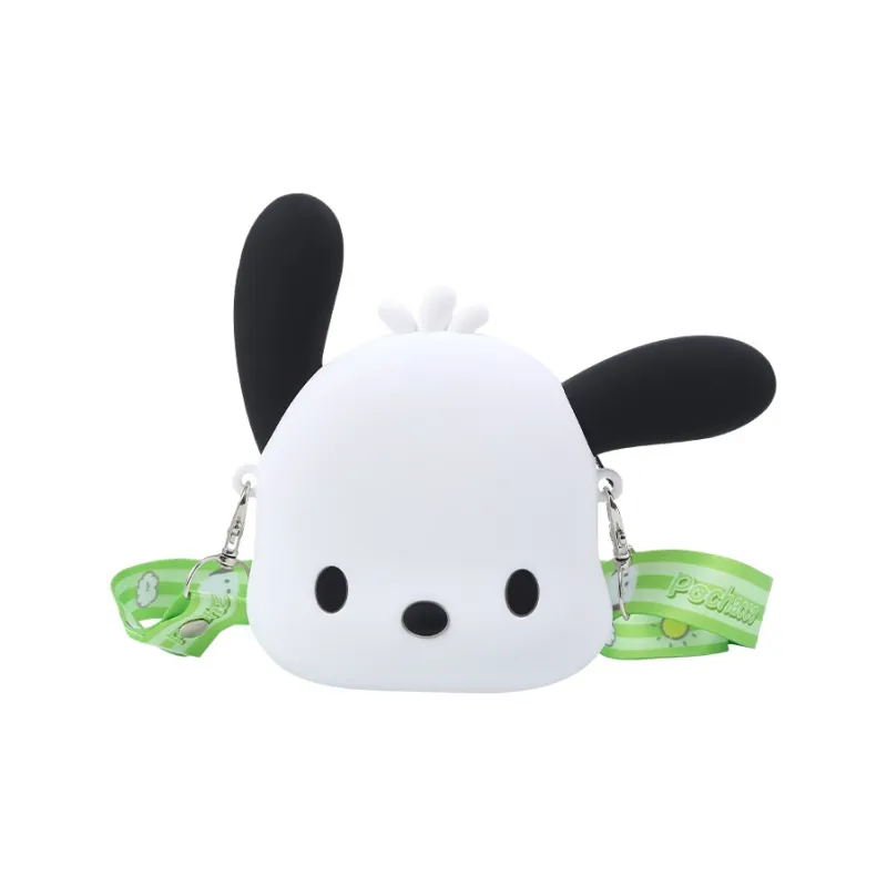 Sanrio Cinnamoroll Hello Kitty PVC Storage Shoulder Bag Small Size Unisex White/Black/Pink/Purple-8