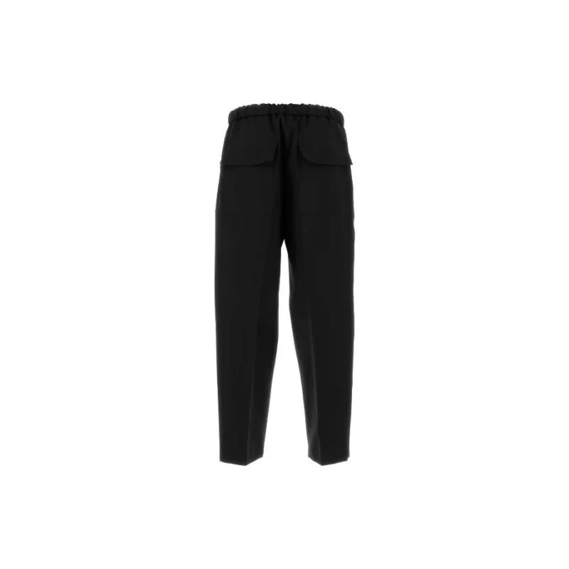 JIL SANDER Elasticated Waistband Tapered Trousers-1