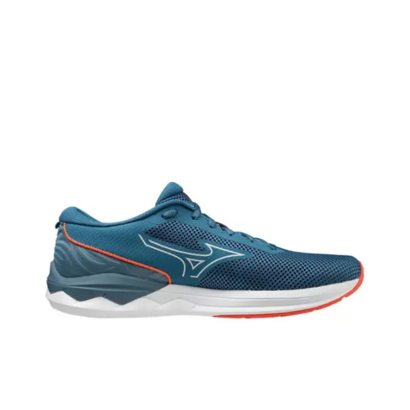Mizuno Wave Kizuna 3 Revolt Cushioning Wear-Resistant Low-Top Casual Shoes Men's Blue Gray Red-1