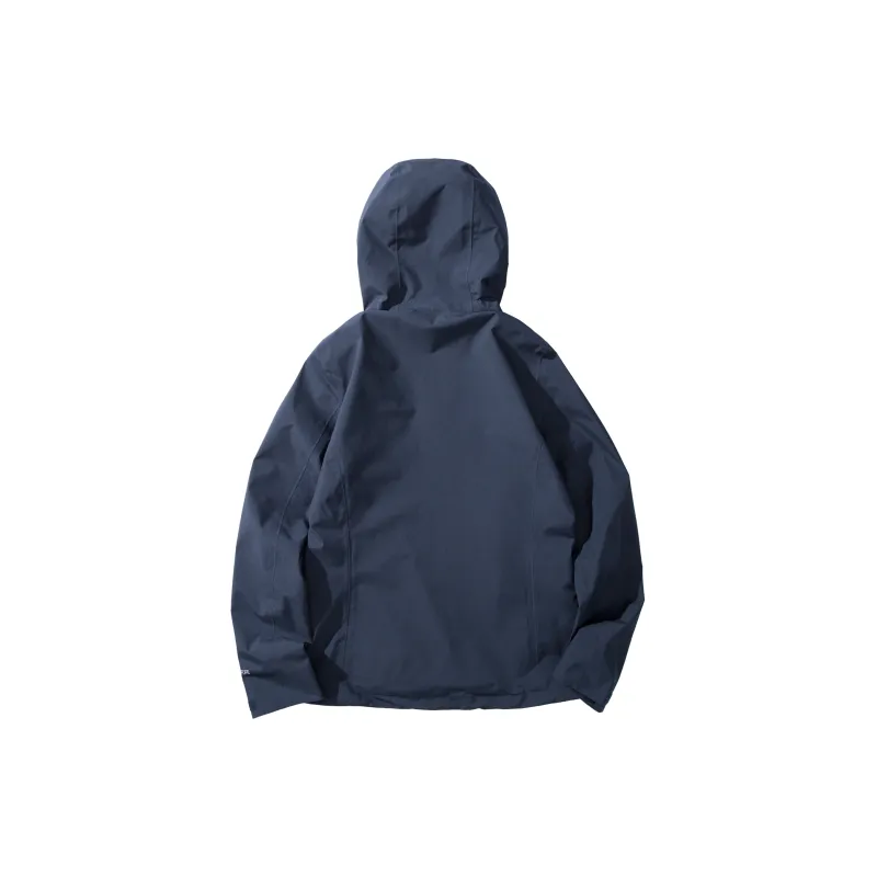 Jack Wolfskin Solid Color Logo Hooded Windbreaker Jacket Women's-5