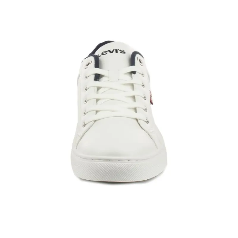 Levi's Cushioning, Wear Resistant Low Top Casual Shoes Men's White-2