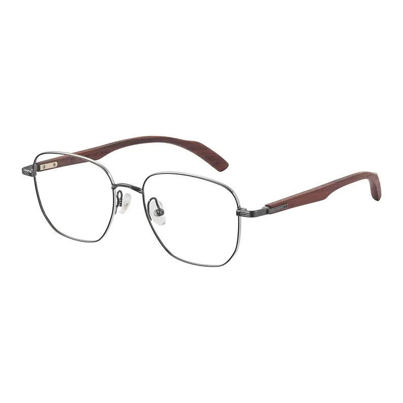 MUJOSH Astral Series Irregular Shape Wooden Leg Sunglasses Unisex-10