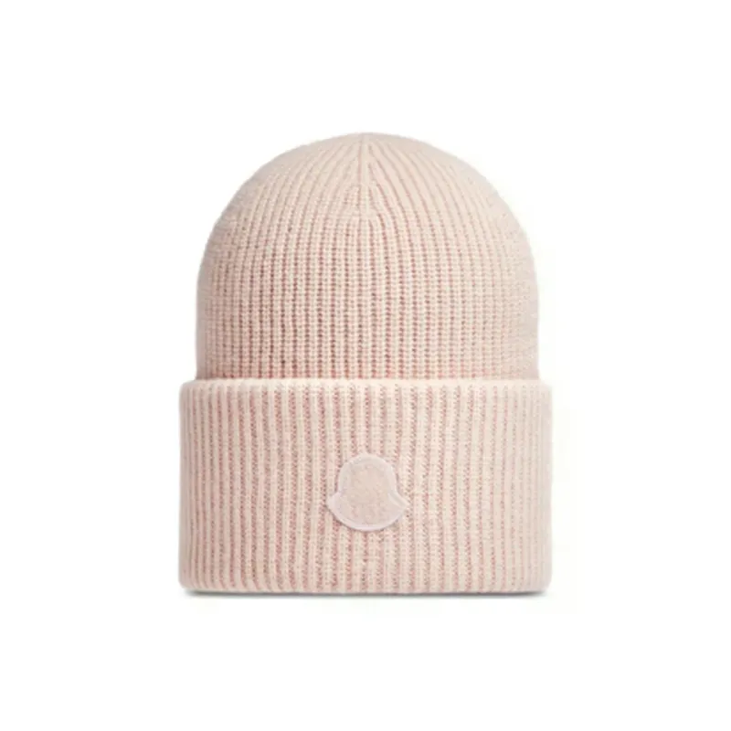 Moncler Wool Beanies Women's Pink-0
