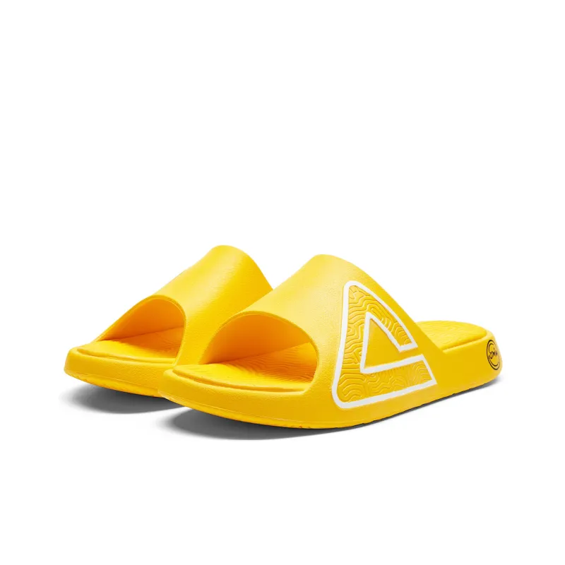 PEAK Tai Ji1.0 Slide Slippers Men Bright Yellow-2