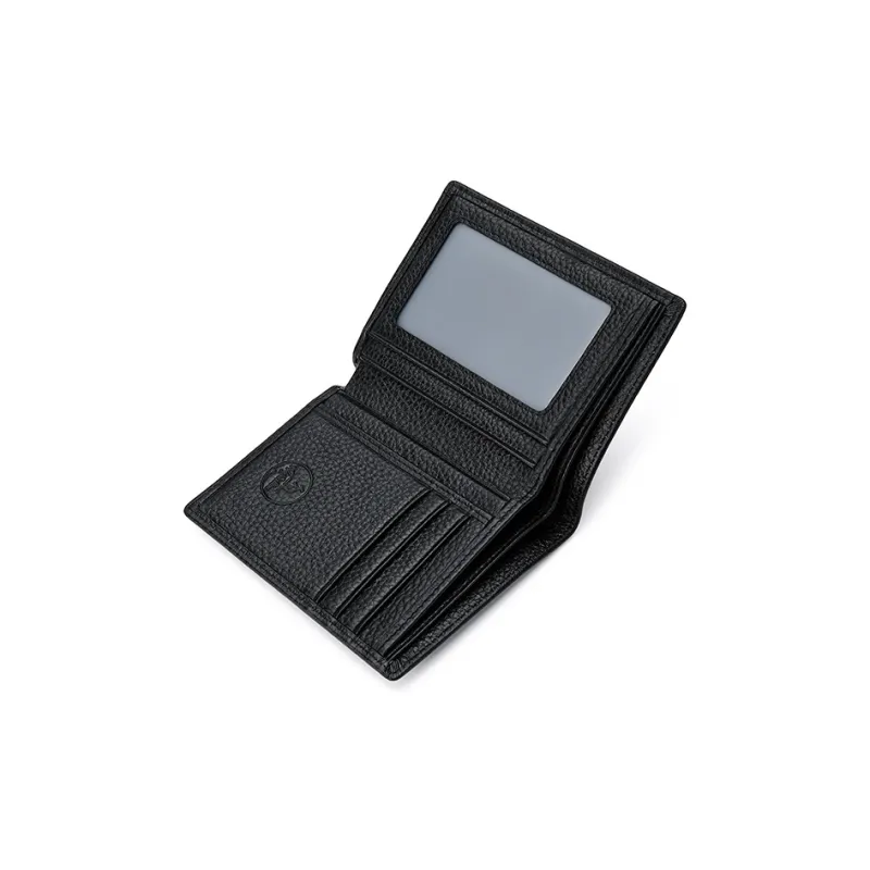 AUGTARLION Genuine Leather Leather Clip Wallet Regular Men's Black-4