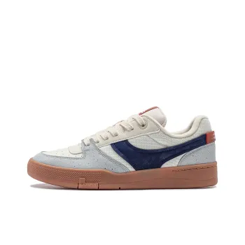 LiNing Honor 92S Cushioning Wear Resistant Low Top Skateboard Shoes Men's White Blue