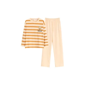Pretty Lady Home Suit Women's Apricot, Yellow
