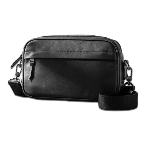 Back step Shoulder Bags Black