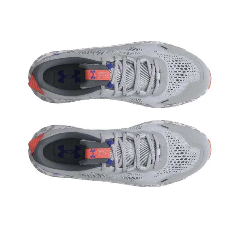 Under Armour Shock Absorbers With Slip Resistant Features Low Top Casual Shoes Unisex Gray Red-2