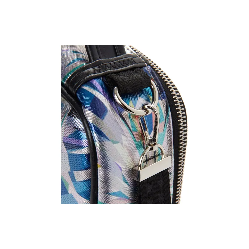 SPRAYGROUND Artificial Leather Small Square Handbag Unisex Heather Gray-4