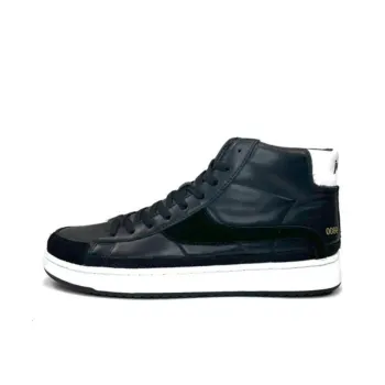 JACLAR Abrasion Resistant Slip Resistant Shock Absorbers High Top Skateboard Shoes Unisex Black