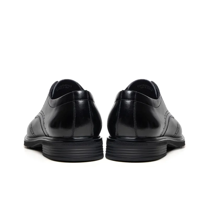 CAMEL Dress Shoes Men Low Top Black/Brown-3