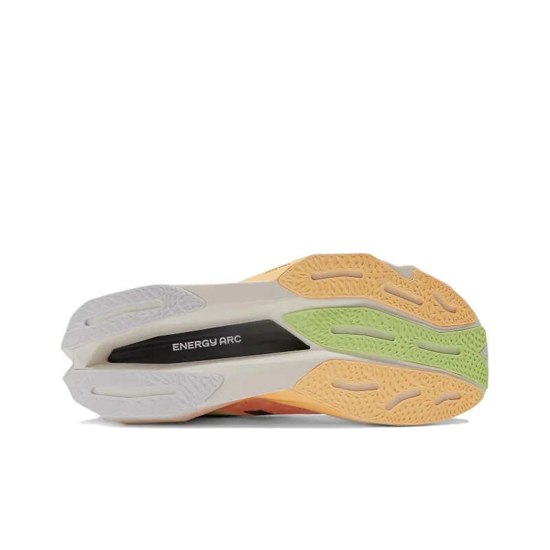 New Balance FuelCell SuperComp Elite V4 White Bleached Lime Glo Hot Mango-5