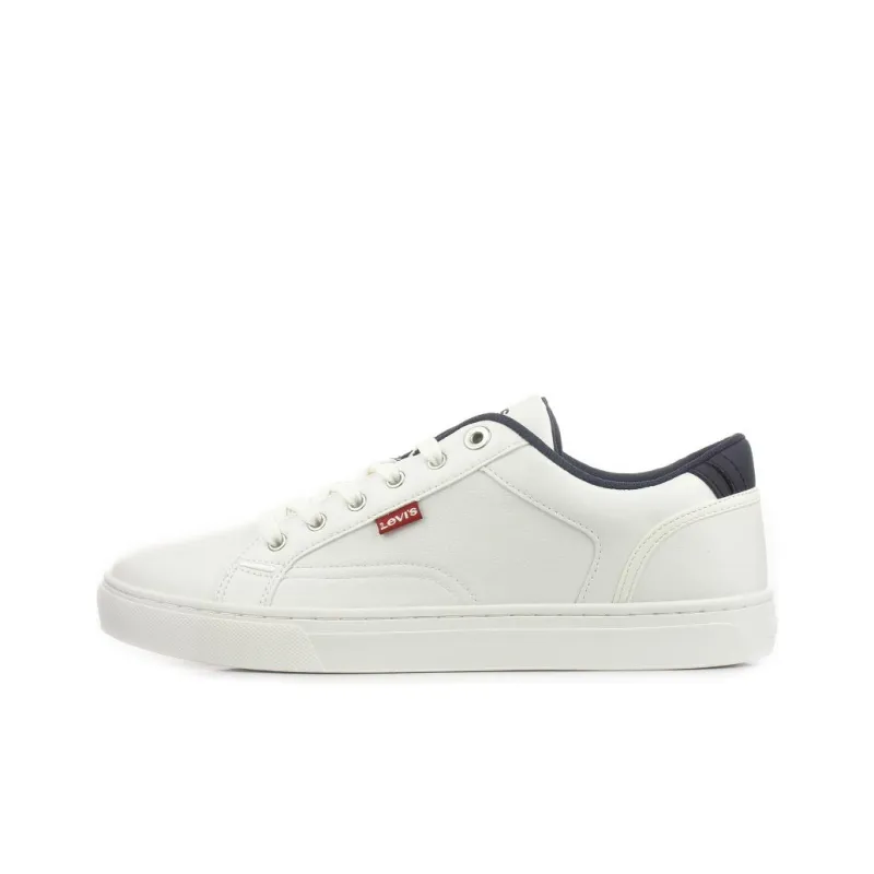 Levi's Cushioning, Wear Resistant Low Top Casual Shoes Men's White-0