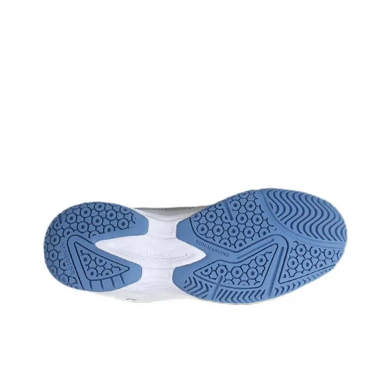 VICTOR Abrasion Resistant Low Top Badminton Shoes Unisex White Blue-2