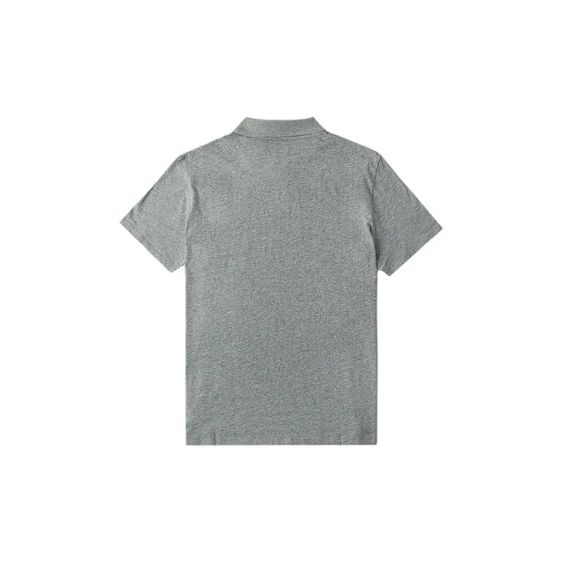 Timberland Polo Shirt Men's Medium Heather Gray-1