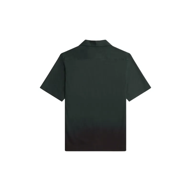 FRED PERRY Revere Collar Shirt Shirt Men's Night Green-1