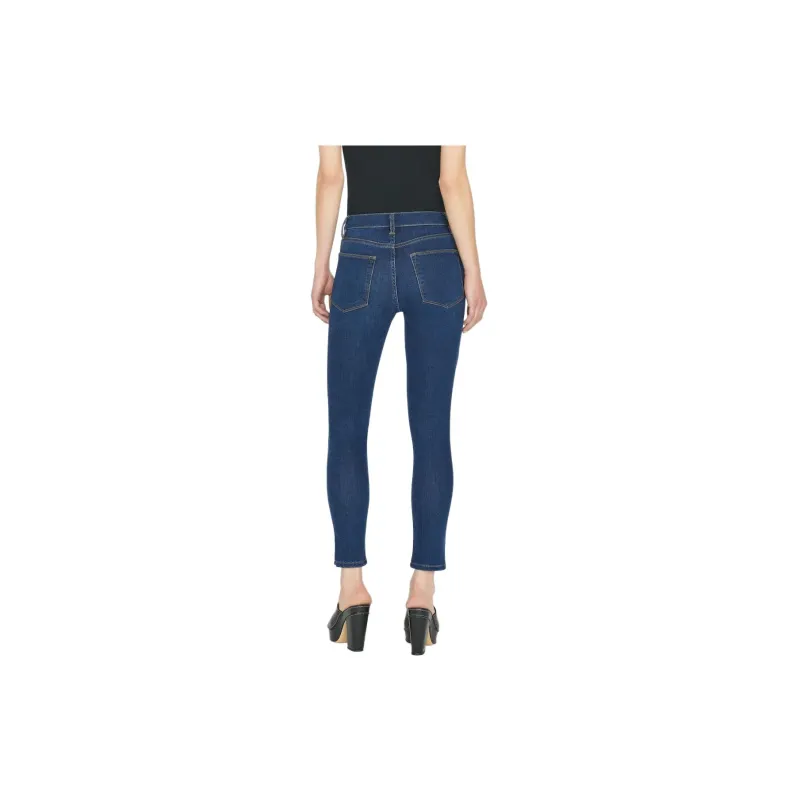 FRAME High-rise Skinny Jeans-1