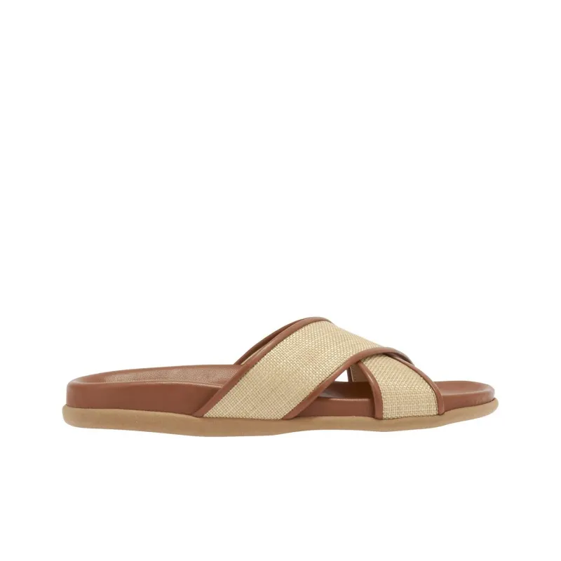 Ancient Greek Sandals Thais Basket-weave Slides-1
