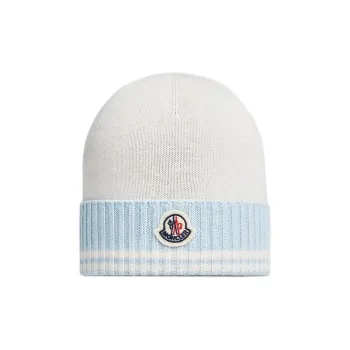 Moncler Cotton Beanies Baby Blue