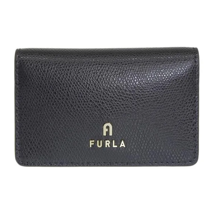 Furla Leather Card Holder Women's Black-0