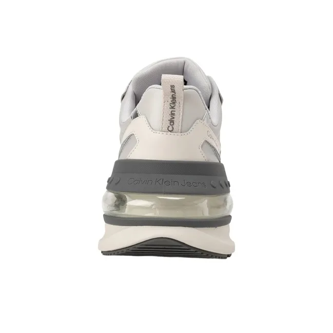 CKJ CALVIN KLEIN JEANS Mid-Top Chunky Sneakers Men's Phantom Gray-3