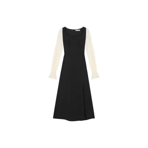 VEGA CHANG Long-Sleeved Dresses Women's Hepburn Black