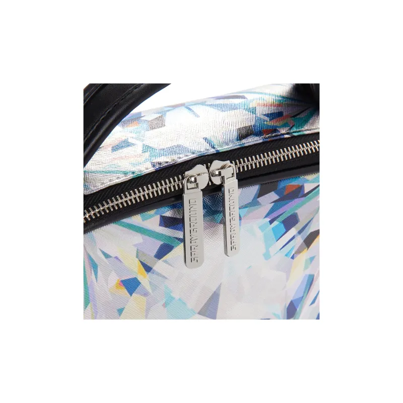 SPRAYGROUND Artificial Leather Small Square Handbag Unisex Heather Gray-3