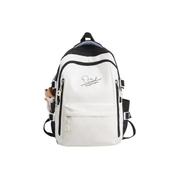 Banyanu Nylon Backpack Regular Unisex Ecru/Light Gray/Pink/Green Blue