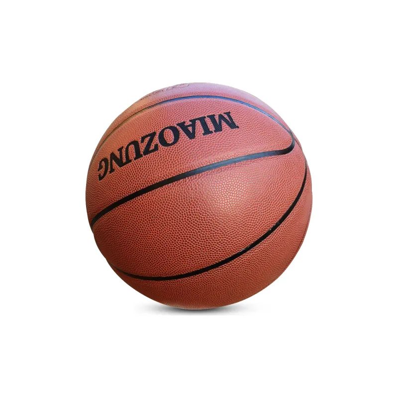 MIAOZUNG PU Basketball Brown Red Size 7 Training-0