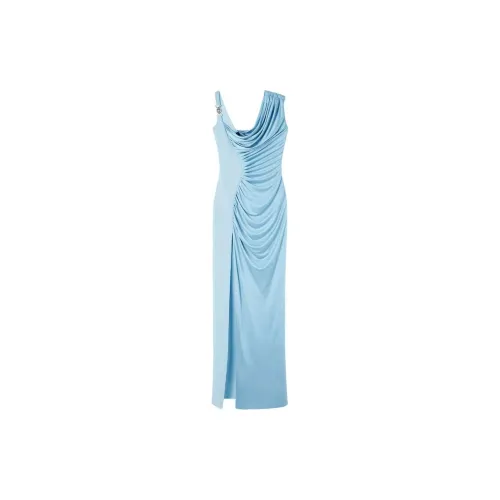 VERSACE Sleeveless Dresses Women's Light Blue