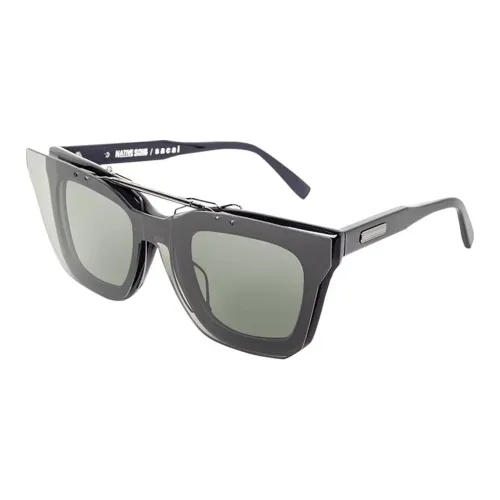 Sacai Rectangular Frame Tortoiseshell Sunglasses 