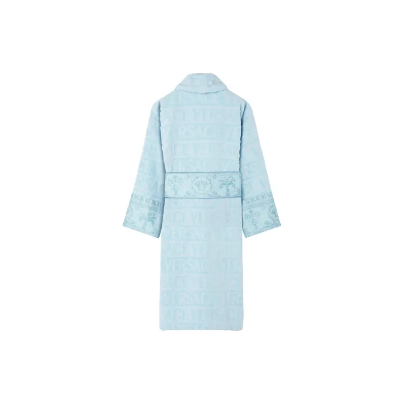 VERSACE FW23 Bathrobes Unisex Light Blue-1
