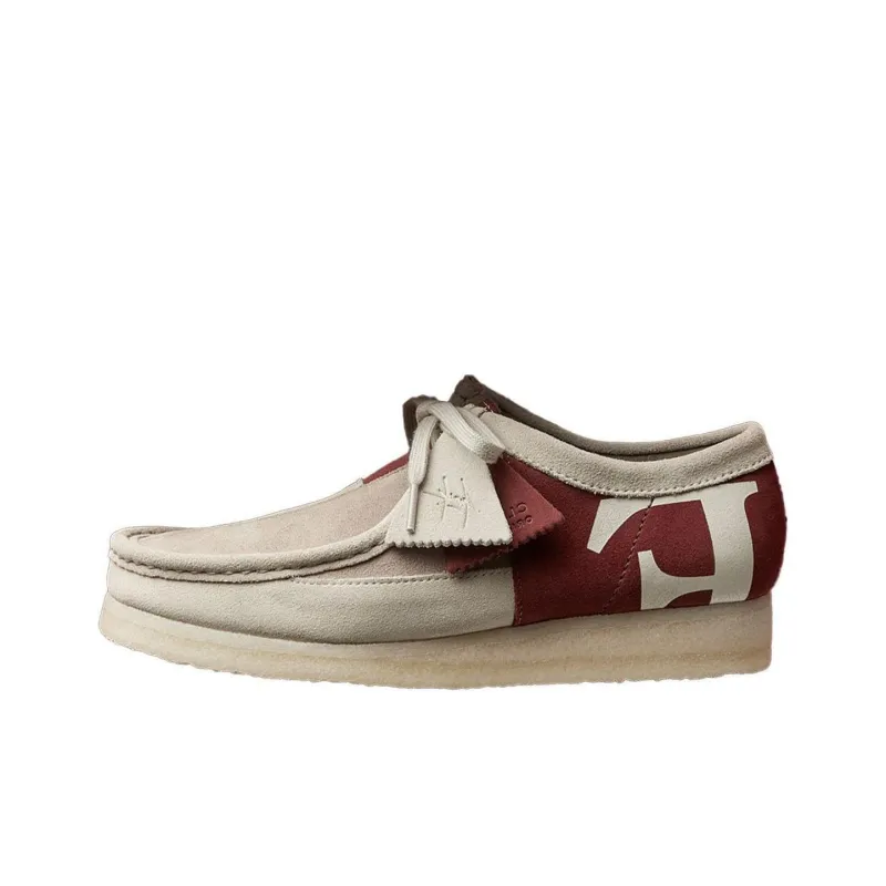 FRANCK PELLEGRINO x Clarks Casual Single Shoes Women's Beige Red-0