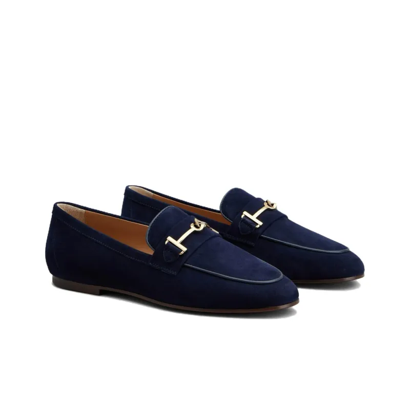 TOD'S Logo plaque Leather Loafers-2