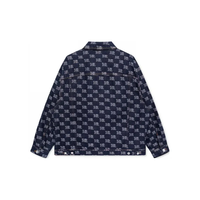 GXG Denim Jacket Men's Deep Navy Blue-1